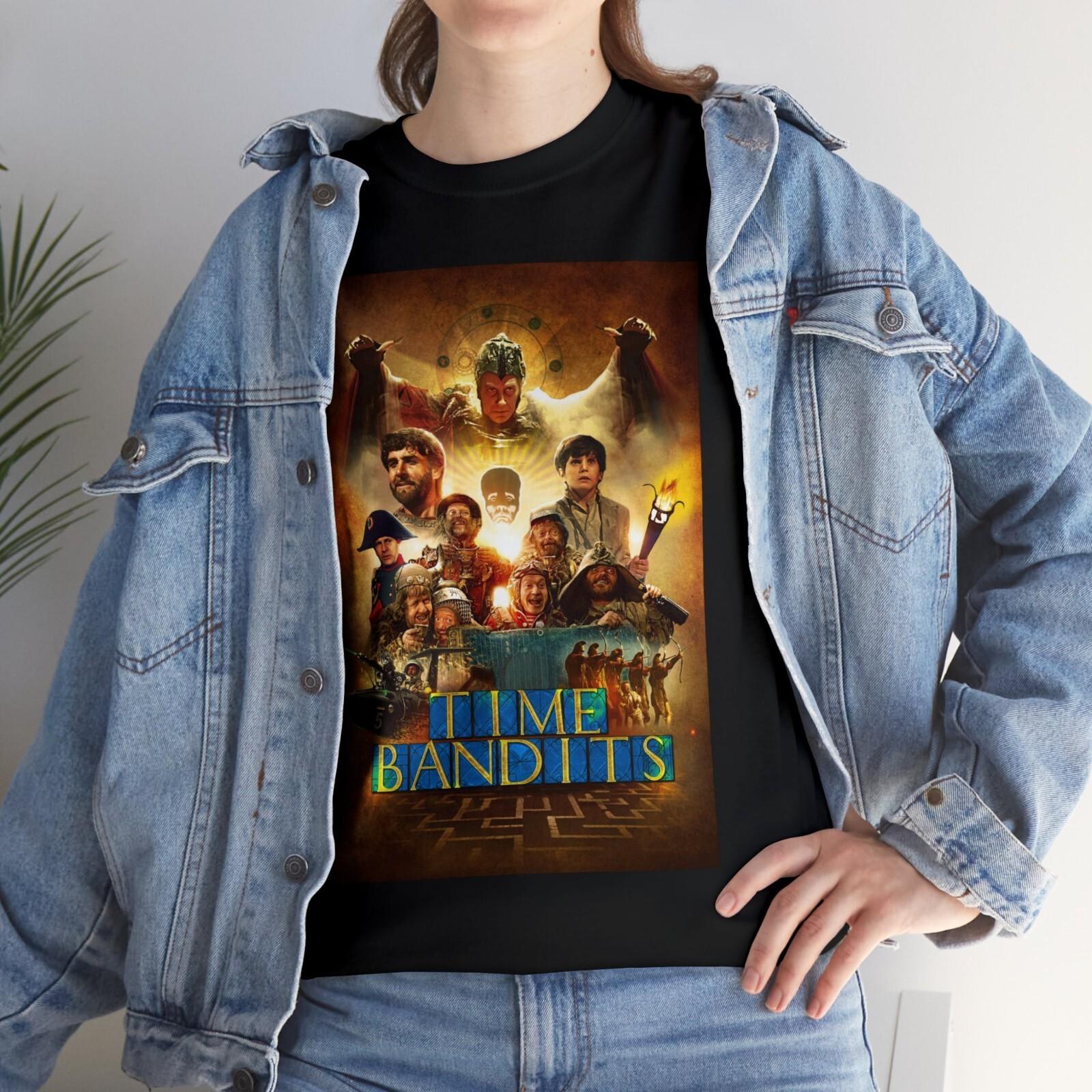 Time Bandits (1981) T-Shirt Mens Womens Tees Top Sci-Fi Fantasy Sean Connery John Cleese 3XL