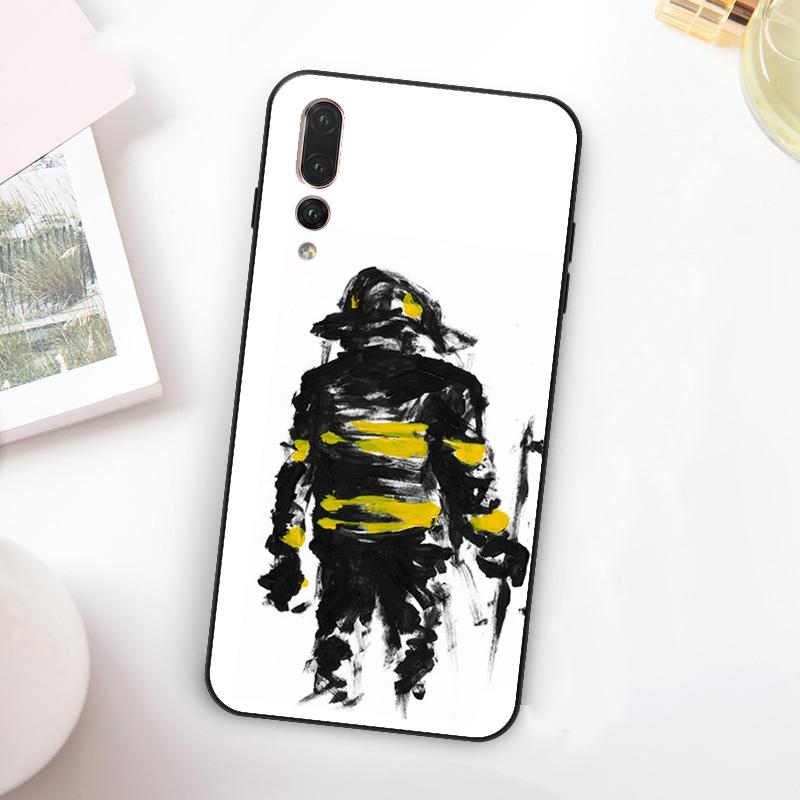 Firefighter Fire Love For Huawei Nova 5T 9 10 SE 7i 8i 11i 12i Y73 Y90 Y70 Y72 Y61 Y91 Y60 P20 P40 P30 Lite Case