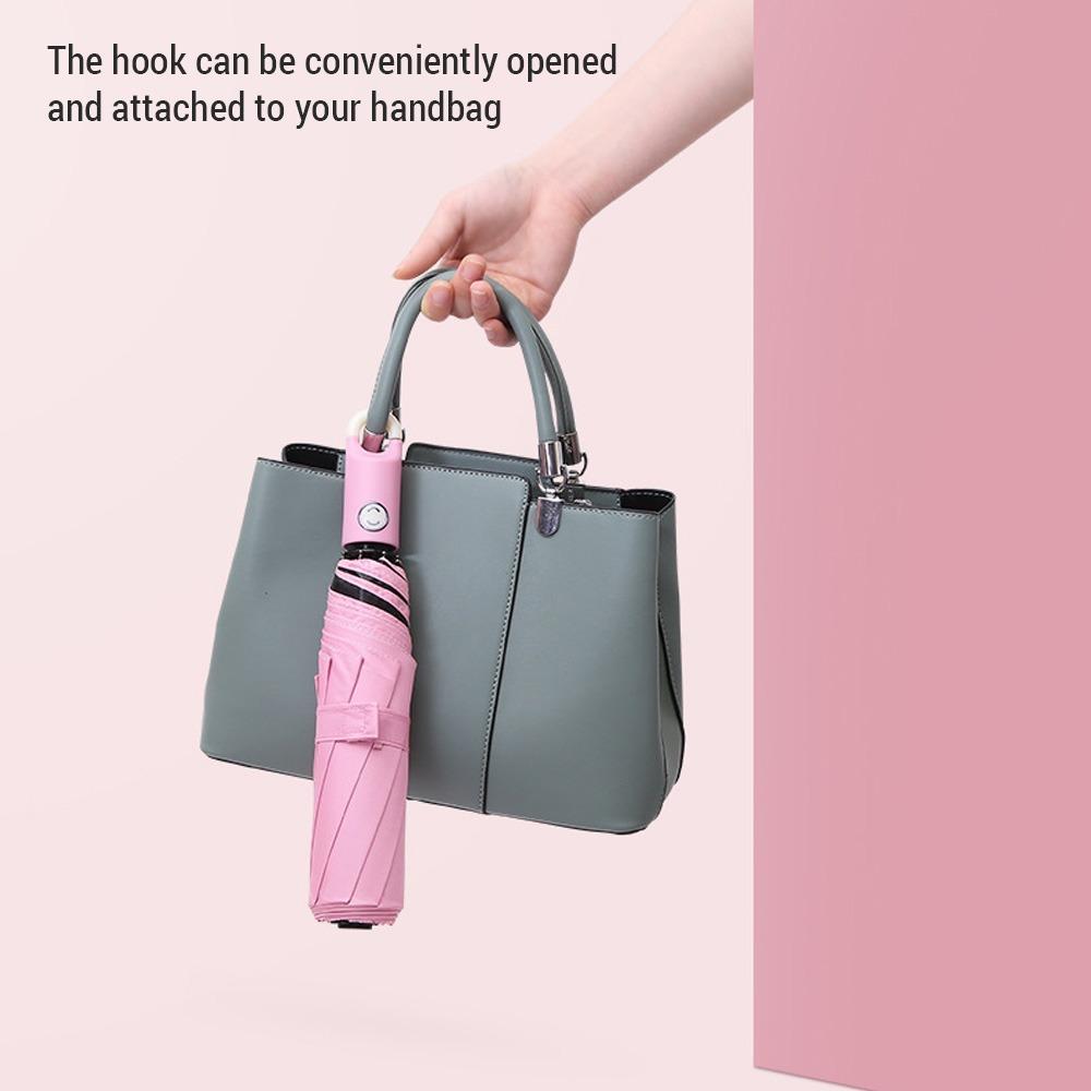 3-Folding Automatic Umbrella Lightweight Compact Umbrella Durable Windproof Umbrella  Travel