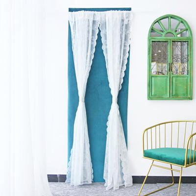Exquisite Workmanship Window Treatment Wear-resistant Polyester White Lace Panel Sheer Curtain for Home