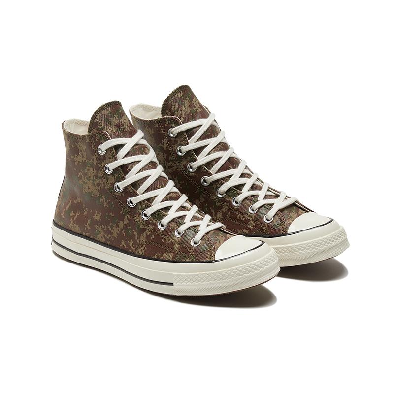 Converse Chuck Taylor All Star 70 Comfortable & Trendy High Top Espadrilles Unisex Brown & White