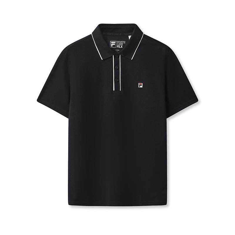 

Fila Наследие Минимализм Мода Повседневный Бизнес Универсальный Удобный Однотонный Вязаный Поло с Коротким Рукавом Мужские Поло F11M548102FNV M