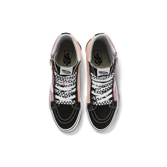 VANS Sk8-Hi Reissue Black/Orange/P - VN0007NZPCA