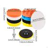11x Car Polishing Sponge Pad Kits Applicators Pads Set 3 Inch Detailing Cleaning