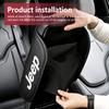 For Jeep Car Arm Rest Cushion Leather Anti Scratch Armrest Box Protector Cover Grand Cherokee Wrangler JK Renegade Gladiator