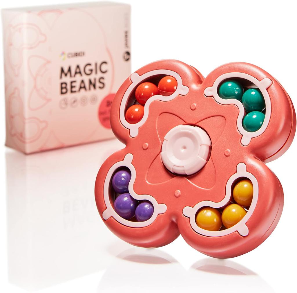 CUBIDI® Original Magic Bean - Flower, Pink, Exciting Puzzle Game for Children and Adults, Skill Game for Girls and Boys from 6 Years