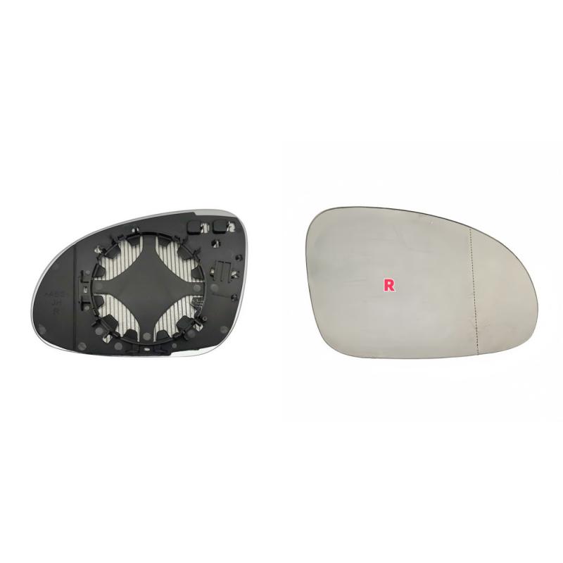 For VW Golf Mk5 2003 - 2009 Eos Jetta Sharan Passat B6 (2006-2009)1K0857521K,1K0857522 Car Wide Angle Heated Mirror Glass Part