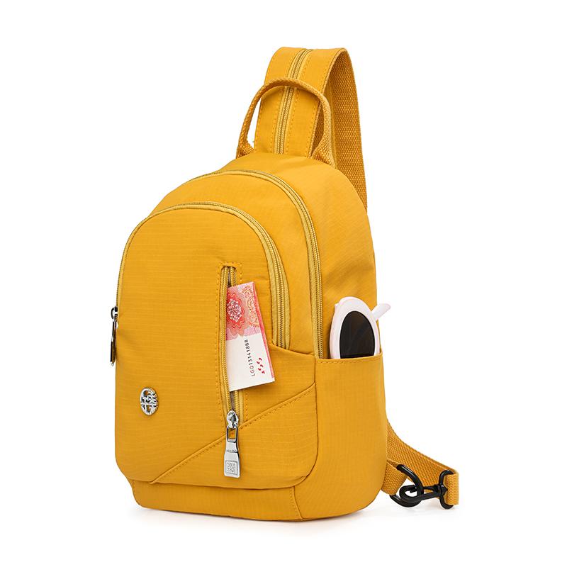 Two-In-One Chest Bag Sport Small Backpack Women Ultra Light Shoulder Bag