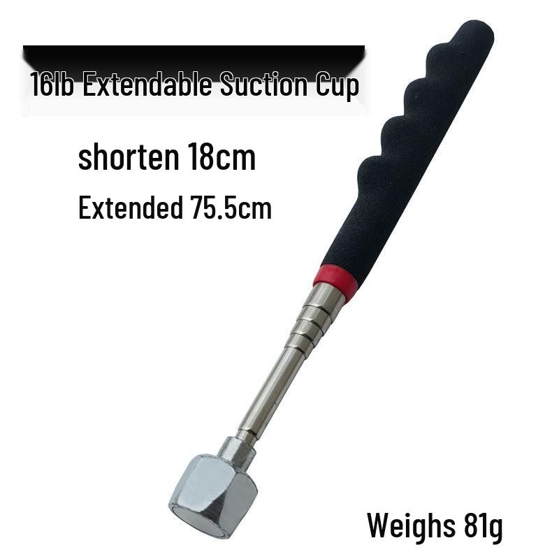 

Retractable Magnetic Pickup Tool with Light & Inspection Mirror