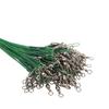 100PCS Steel Fishing Wire Leaders with Swivels Leader Wire Wire Leaders  Fishing Accessories