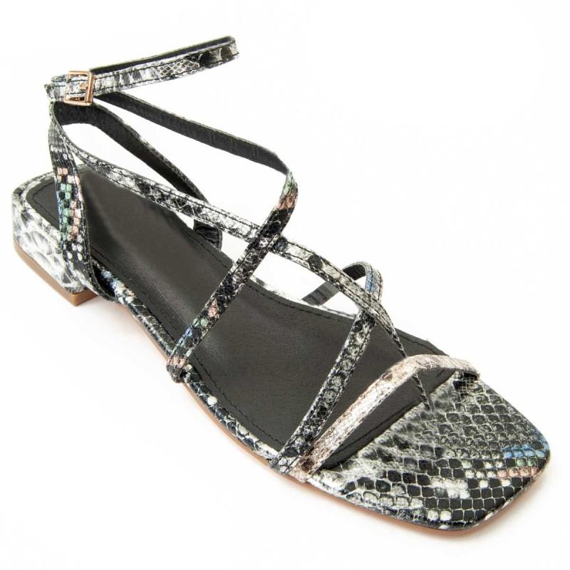 Sandalia Con Tacon Para Mujer.  Montevita  Sandalo2  91741