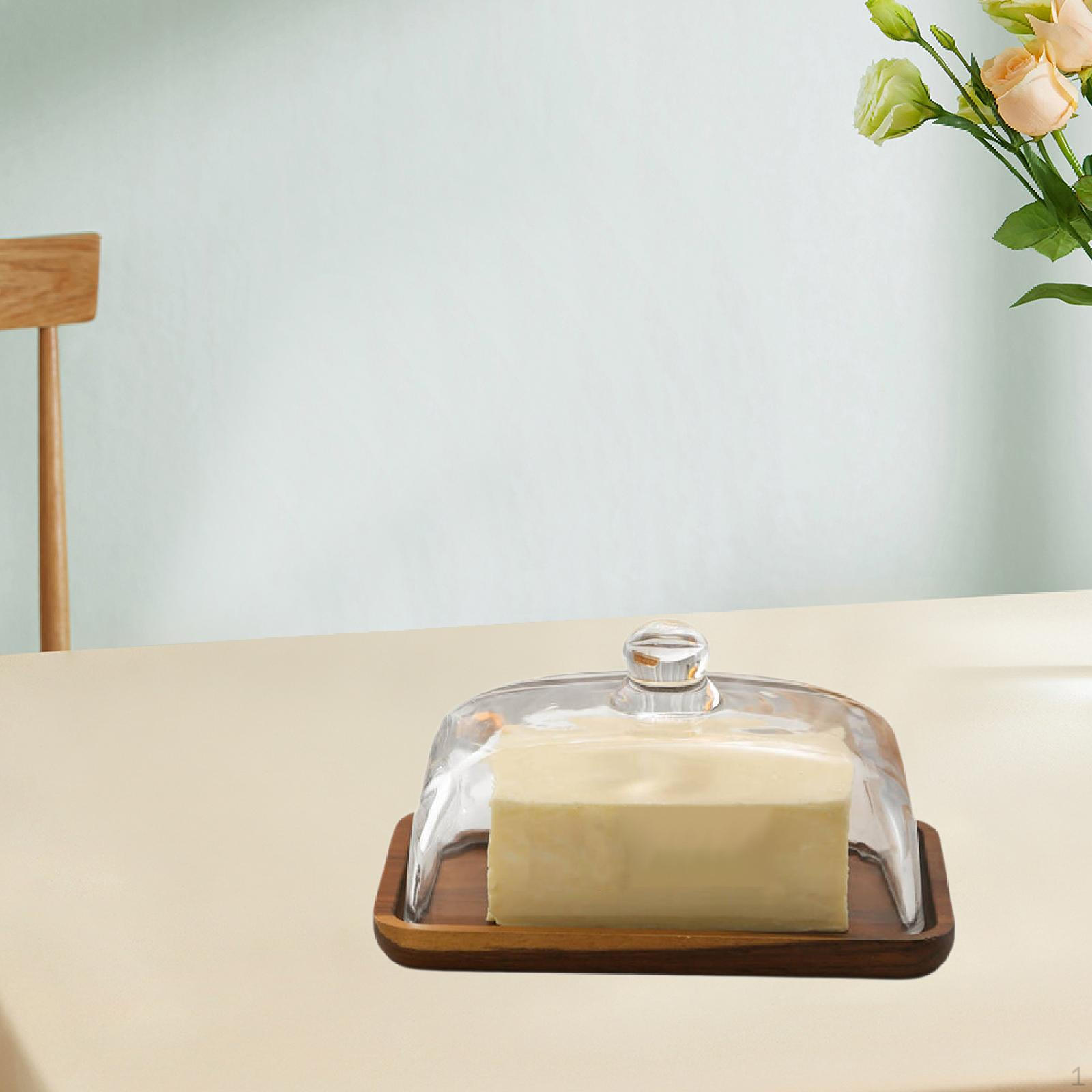 

Подставка для торта с куполом, десертной тарелкой, масленкой, декоративным подносом для фруктов на свадьбу Wood Color