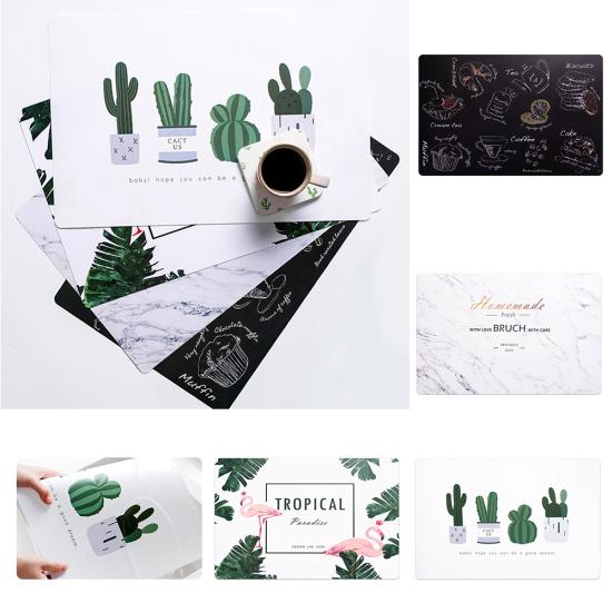 

Rectangel Cactus Flamingo Столешница Водонепроницаемый термостойкий коврик Защитный коврик