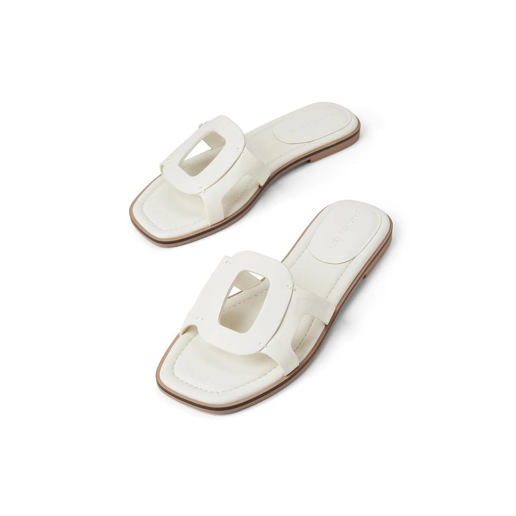 CHARLES&KEITH Composite Sole Slide Slippers 1cm Women's (Unisex) Slide Slippers CK1 70580231