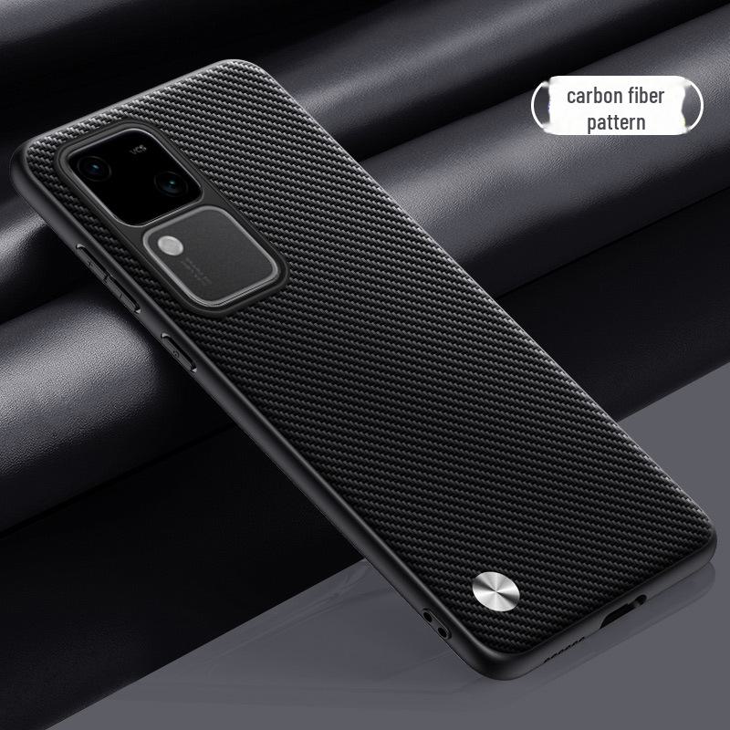 Kevlar Vivos18pro Mobile Phone Case: New Plain Leather Full-Cover Protective Cover for S18/S16/S15.