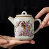 180ml Ru Kiln Persian Cat You Fang Square Teapot High-end Exquisite Teapot Single pot Ru Yao Lady Teapot KungFu Tea Ceremony