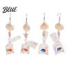Lightweight Earrings 1 Pair Tropical Fish Bag Dangle Ocean Beach