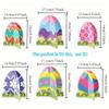 6pcs Easter paper Easter egg three-dimensional decoration, desktop decoration, suitable for rabbit carnival, birthdays, parties