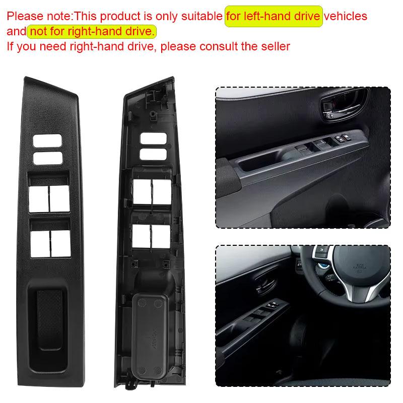 LHD Left Right Front Rear Armrest Upper Panel 4 Doors For Toyota Vitz Yaris 2010 2011 2012-2014 74232-52550-C0 74231-52650-C0