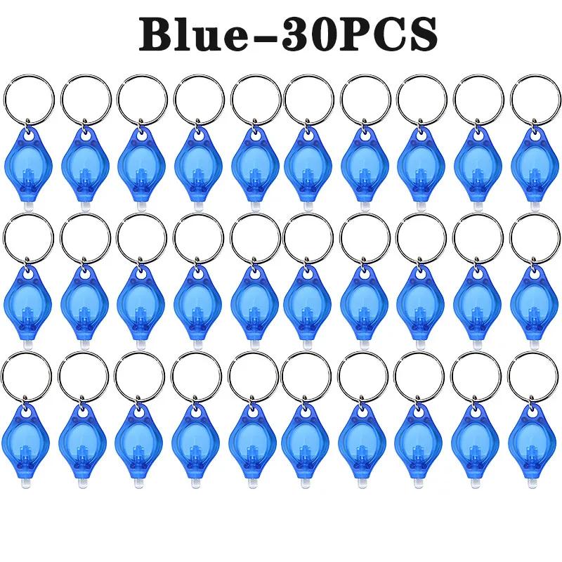 Ultra Bright Mini Portable LED Keychain Light Powerful Outdoor Flashlight with UV Purple Glow for Emergency and Night Use