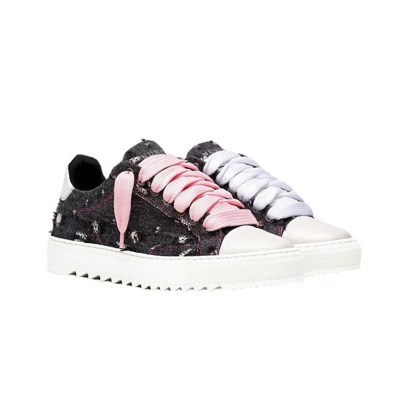 Sapatos Casuais Europeus e Americanos Sapatos de Lona Pintados à Mão Masculinos Tendência da Moda Sapatos Personalizados tipo Pão