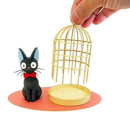 Sankei Miniature Art Kit Studio Ghibli Series Kiki's Delivery Service Jiji Non-Scale Paper Craft MK07-25