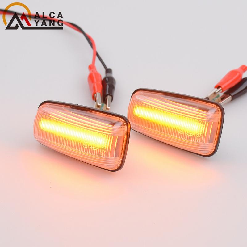 Dynamic LED Turn Signal Side Marker Light For Peugeot 306 106 406 806 Expert Partner For Citroen Berlingo Jumpy Saxo Xantia XM