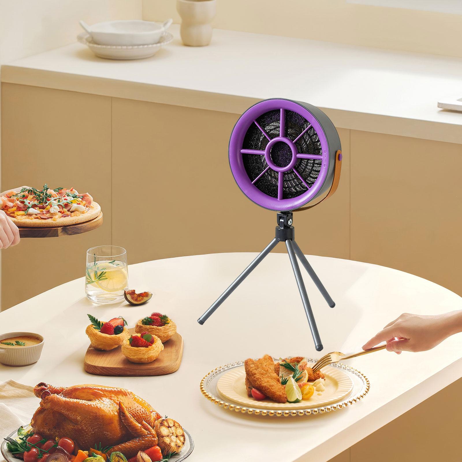 

Настольная вытяжка с регулируемым углом наклона кухонный вытяжной вентилятор для кухни RV BBQ фиолетовый