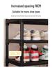 Compact Multi-Layer Folding Shoe Rack for Entryway or Dorm