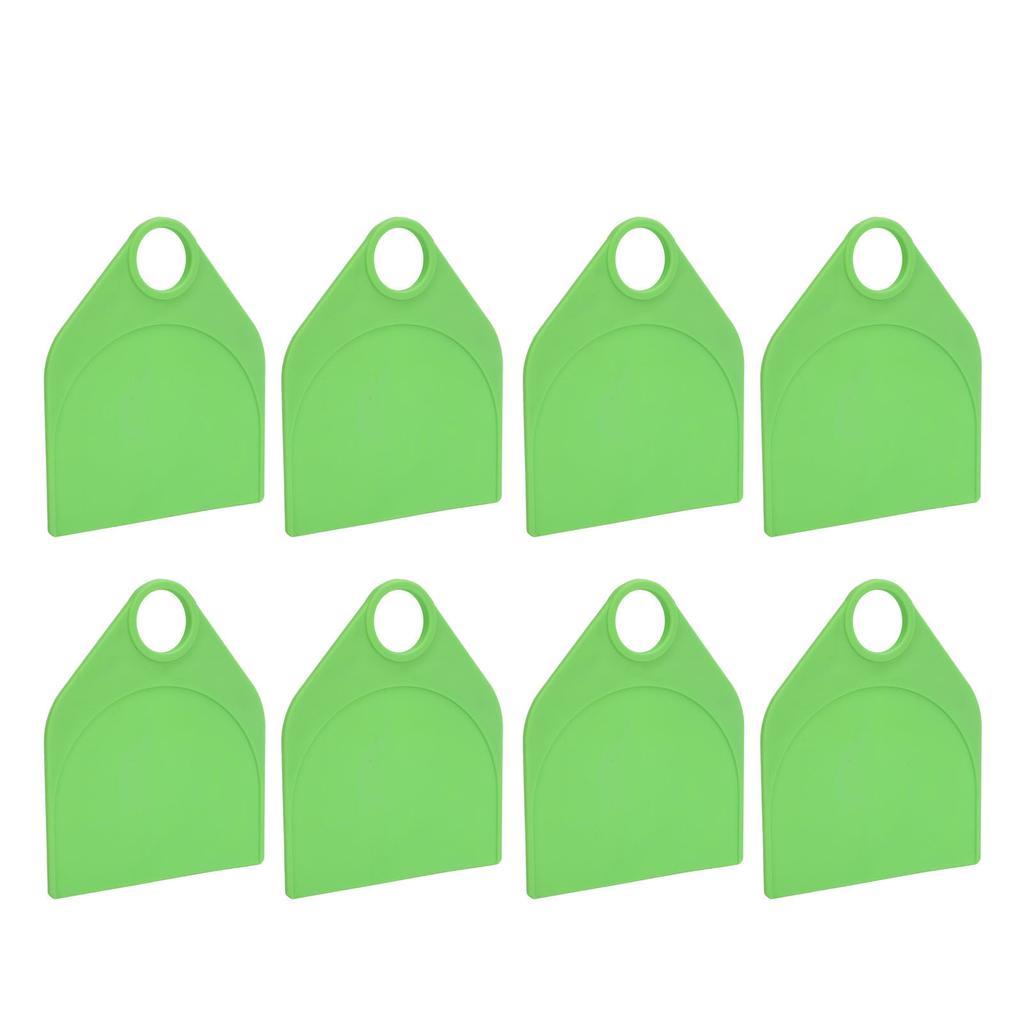 50PCS Livestock Identification Blank Tags Reusable TPU Animal Neck Hanging Tag Labels for Farm