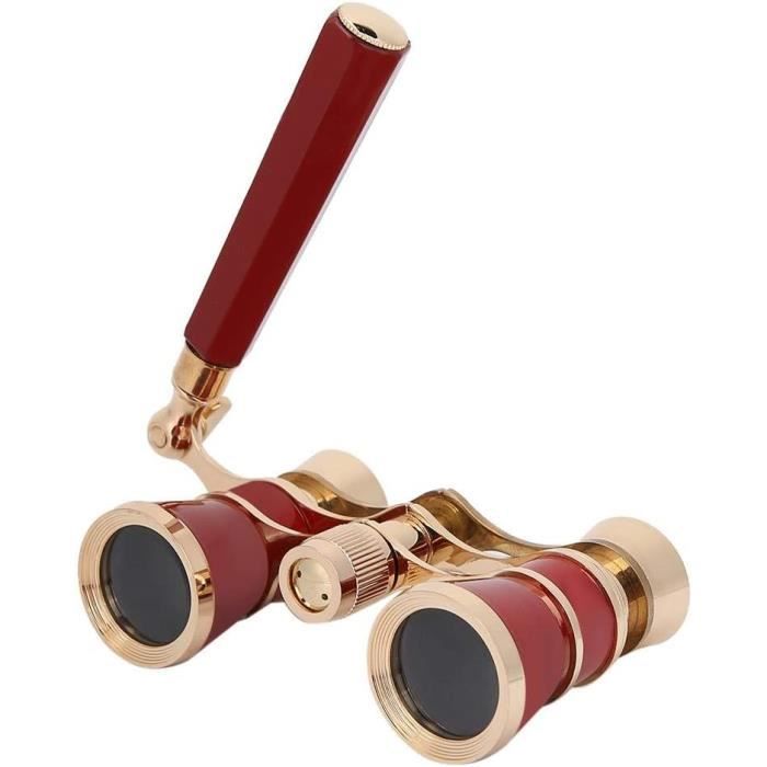 Jumelles de théâtre - GENERIC - 3X25 - Verre optique BK7 - Portable - Rouge