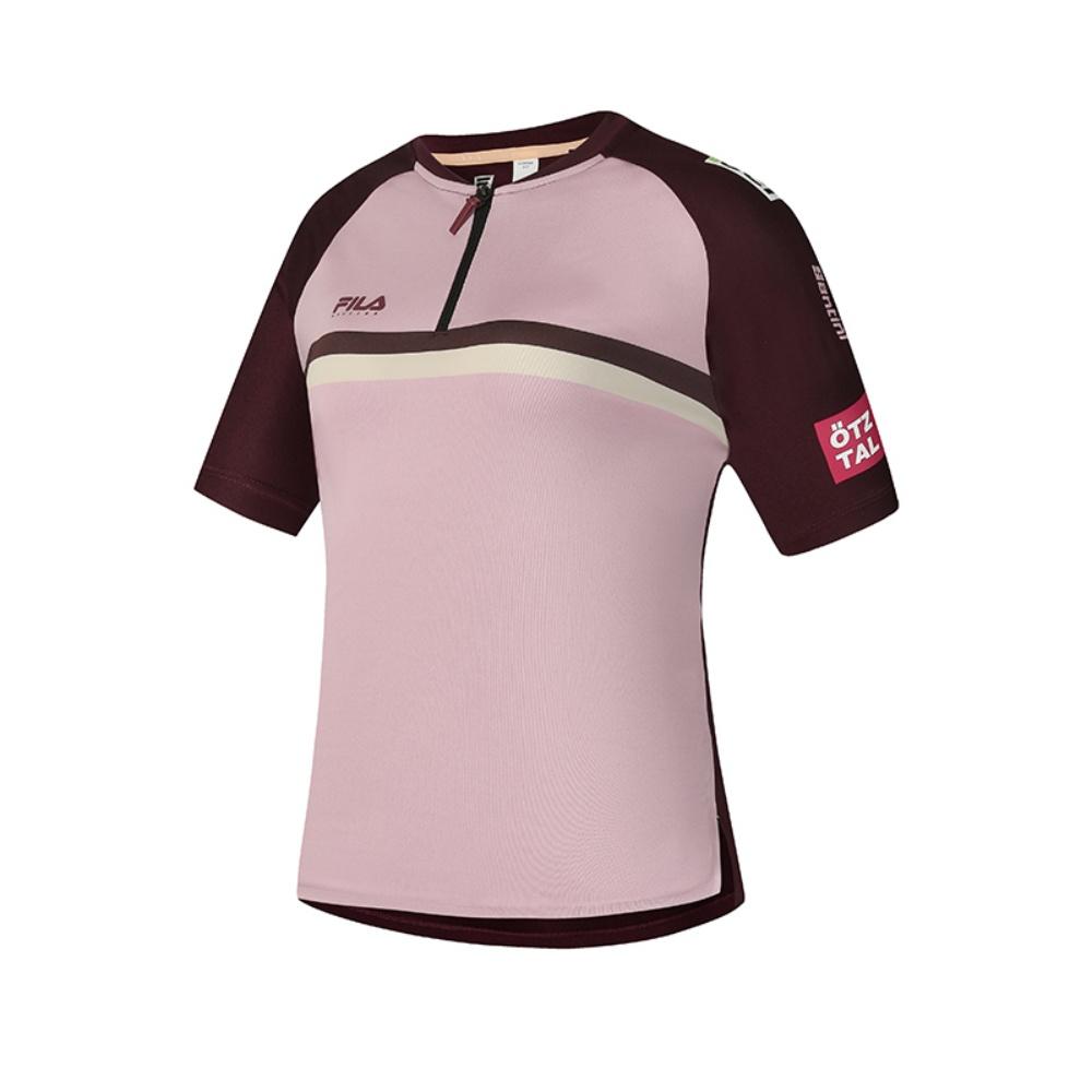New FILA CYCLING T Shirt Women's Lilac PR A11W528109F-PR