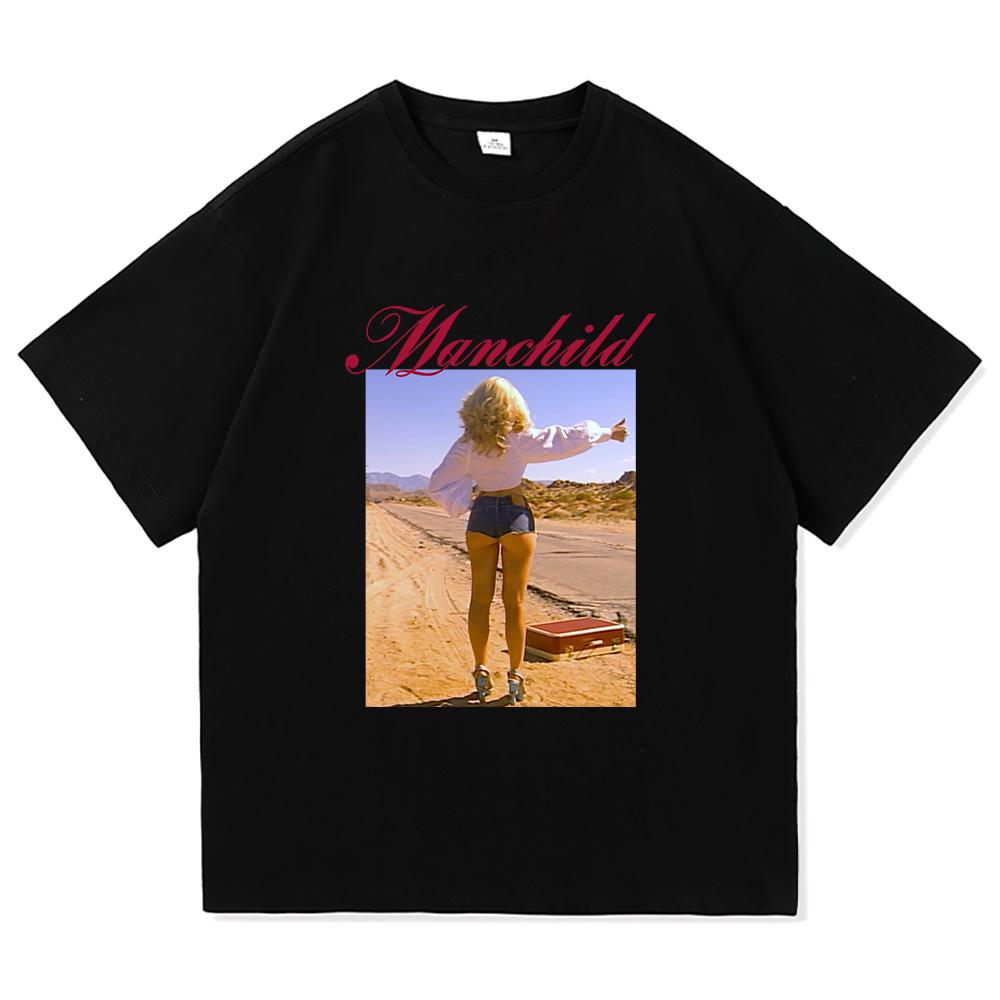 Sabrina Carpenter Man's Best Friend TShirt 2025 Album Men Women Clothing Harajuku Manchild High Quality Tops Cotton TShirts
