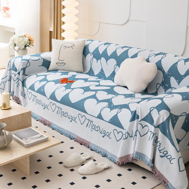 Chenille Skin-Friendly Anti-Scratching Sofa Heightened All-Inclusive Full Set Four Seasons Universal Non-Slip Sofa Cover Sofa Cushion