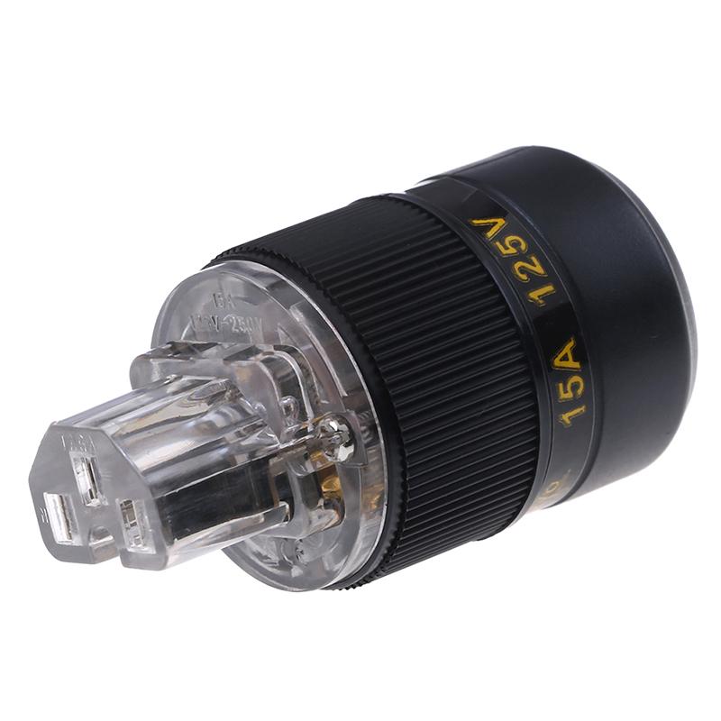 Rhodium Iec C13 Strømplugg Hunn Kobberkontakt Kabelledning Hifi