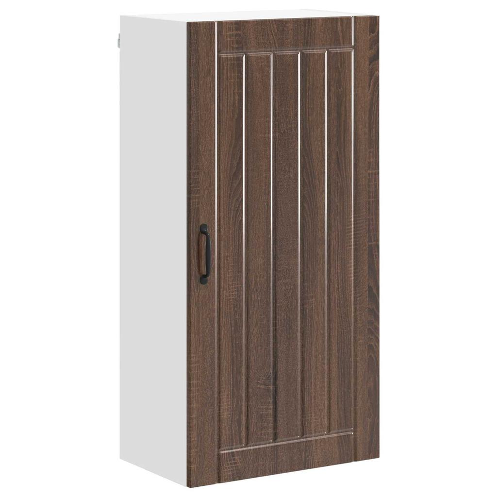 Wall Cabinet LUCCA Brown Oak 50 X 31 X 100 Cm Particleboard