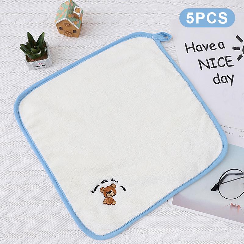 

Новый узор Мода Маленькие вышитые животные Детские полотенца Мягкие и приятные к коже Коралловый флис Впитывающие Детские квадратные полотенца A4