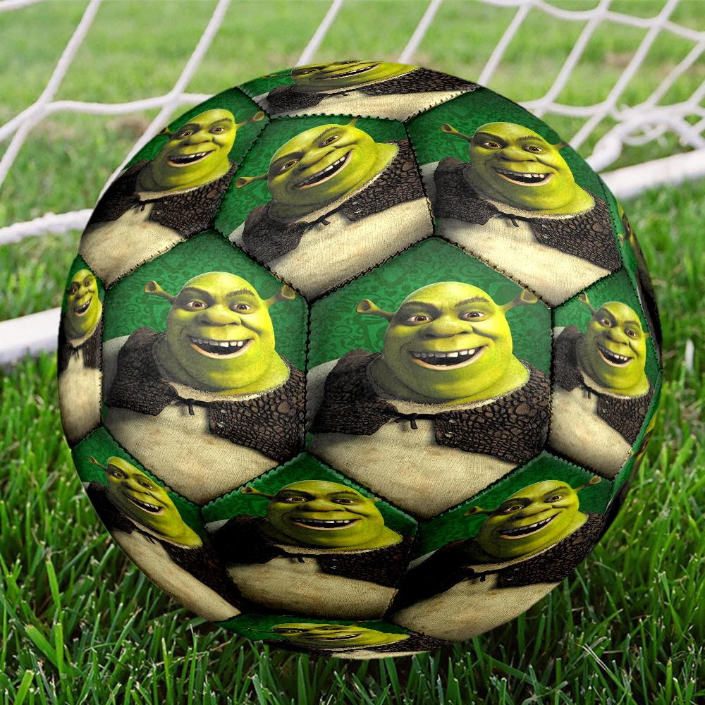 Shrek Theme Size 5 Soccer Ball, Suitable for Both Indoor and Outdoor Matches, a Gift Suitable for Everyone.