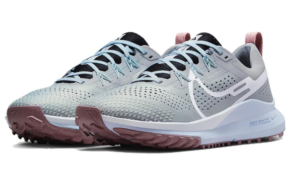 Nike React Pegasus Trail 4 Light Smoke Grey Black Glacier Blue White Women's DJ6159-005