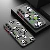 Cute Panda Pattern Magnetic Phone Case For Samsung Galaxy A37 A17 A56 A36 A55 A35 A26 A16 A25 A15 A54 A14 A34 Acrylic Back Cover