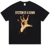 System of A Down Band Kurzarm-T-Shirt World Rock Europa Amerikanischer Metal SOAD Mode Lässig Herren- und Damen-T-Shirts Tops