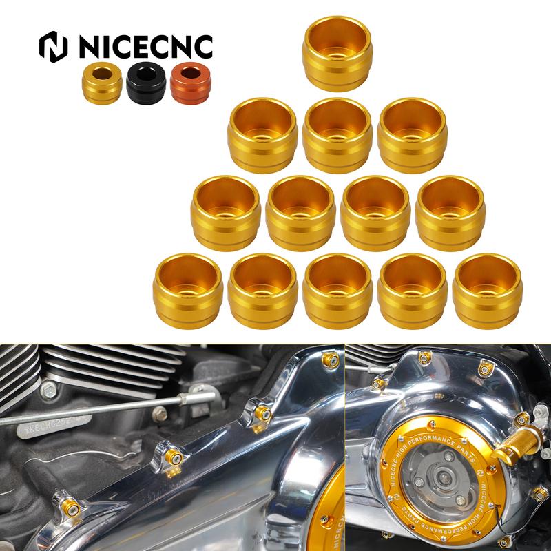 Motorcycle Primary Cover Bolt Head Cap Cover for Harley Road King FLHR/XS Street Glide FLHX/S Fat Bob Street Bob Fat Boy