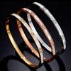 Elegant Gold-Plated Titanium Steel Bracelet for Women - Durable and Stylish European & American Design