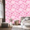 Pink Hearts Wallpaper for Living Room and Bedroom 50x1000