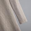 Women New Autumn Winter O Neck Slim Causal Long Sleeve Knit Solid Color All Match Sweater Dress