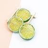 5/10pcs Artificial Plastic Lemon Fake Plants Kid Toys Fridge Sticker Diy Needlework Household Products New Year Christmas Decor