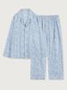 [LUNALUZ STUDIO] Heren Lajuli Katoen Lange Mouwen Kraag Nek Tweedeelig Pyjama [Verzonden uit Korea] 100% Authentiek