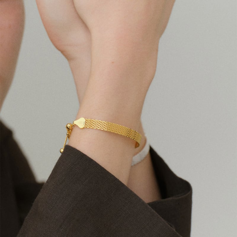 

NORMALLEE [Silver 925] Watch Bracelet (Bold) White Gold Plated