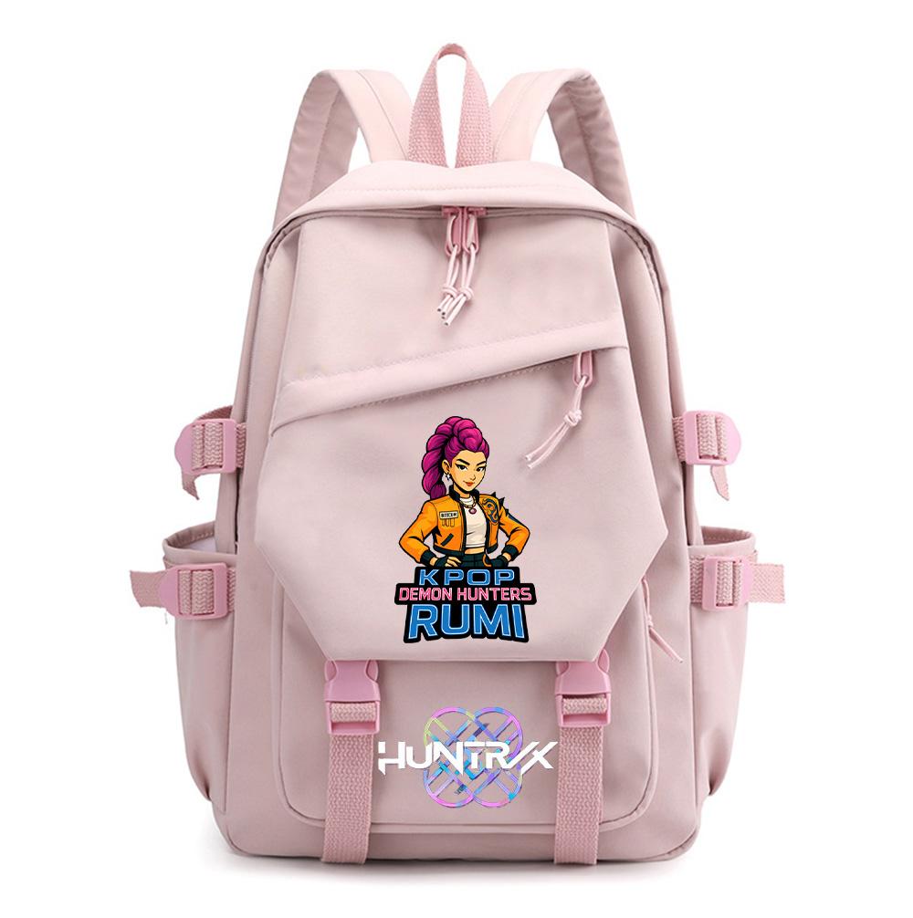 Cartoon K-pop Demon Hunters Printed Backpack for Teenager Boy Gril Schoolbag Children Student Waterproof Bookback Women Waterprooftravel Bag Kid Gift