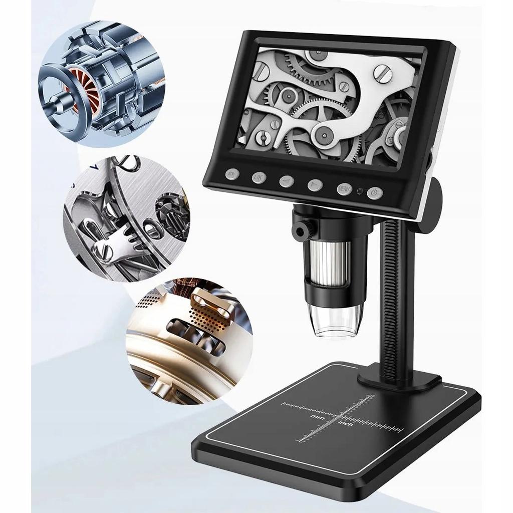 Digital microscope with 4.3 display + soldering station - 2-in-1 set